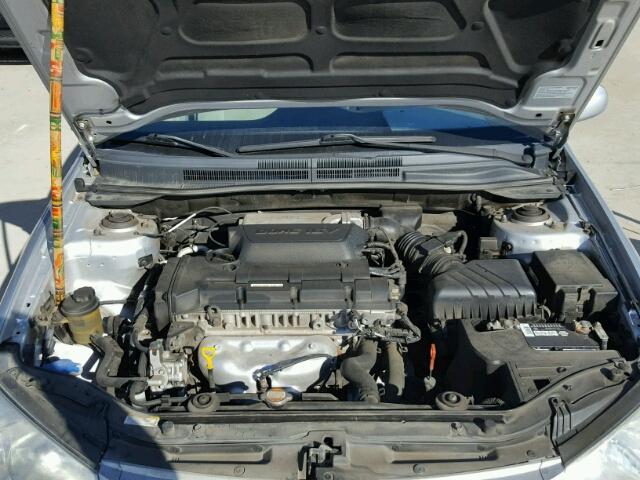 KNAFE121075404286 - 2007 KIA SPECTRA EX SILVER photo 7