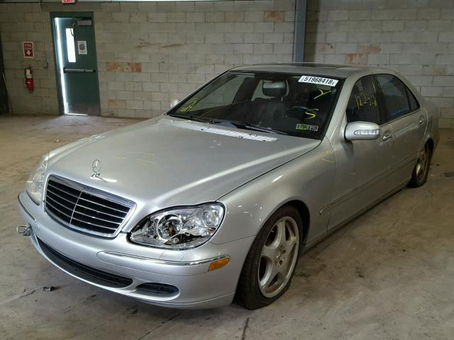 WDBNG70J74A417892 - 2004 MERCEDES-BENZ S 430 GRAY photo 2