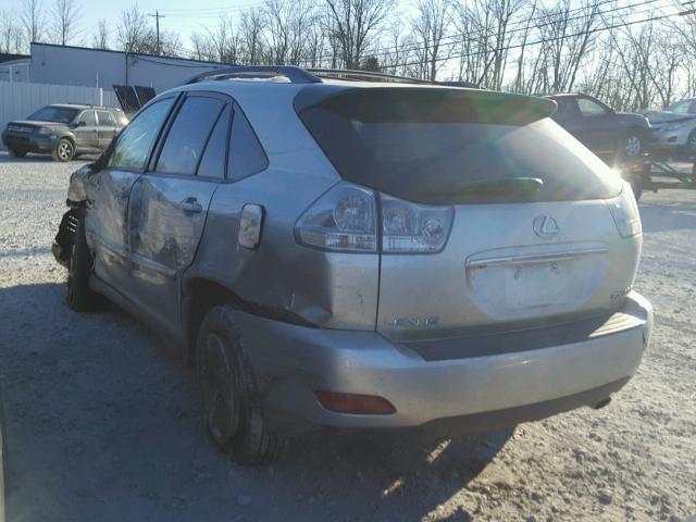 2T2HA31U06C096080 - 2006 LEXUS RX 330 SILVER photo 3