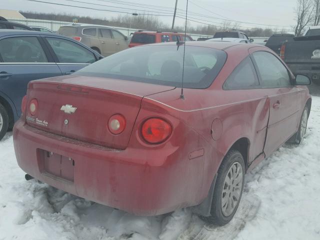 1G1AD1F59A7178783 - 2010 CHEVROLET COBALT 1LT RED photo 4