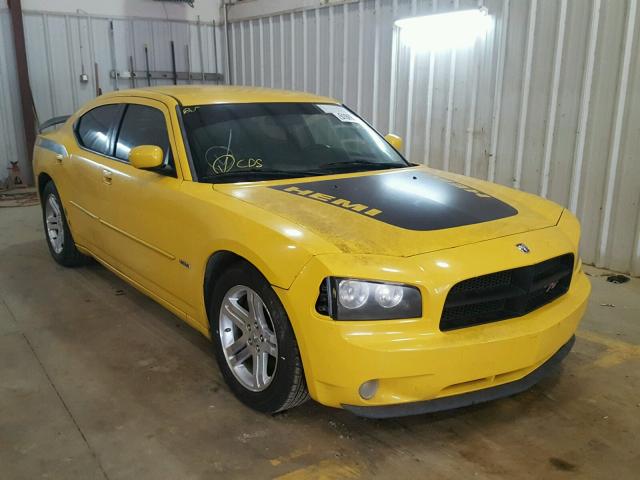 2B3KA53H06H316900 - 2006 DODGE CHARGER R/ YELLOW photo 1