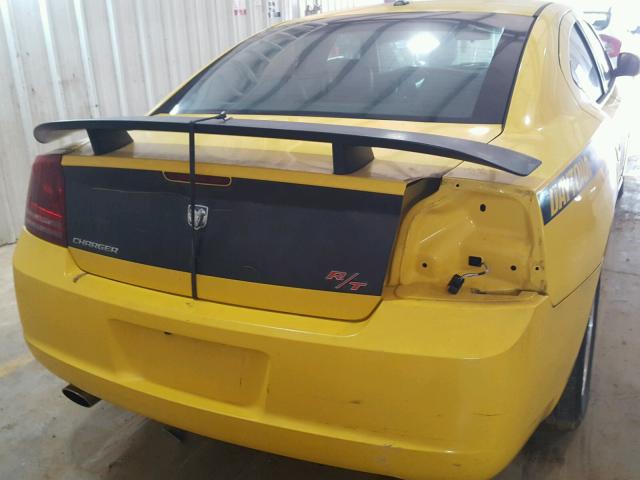 2B3KA53H06H316900 - 2006 DODGE CHARGER R/ YELLOW photo 9