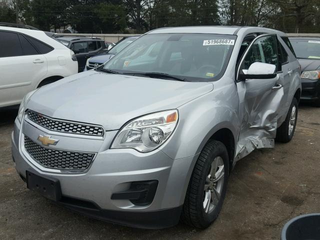 2GNALBEC8B1334799 - 2011 CHEVROLET EQUINOX LS SILVER photo 2