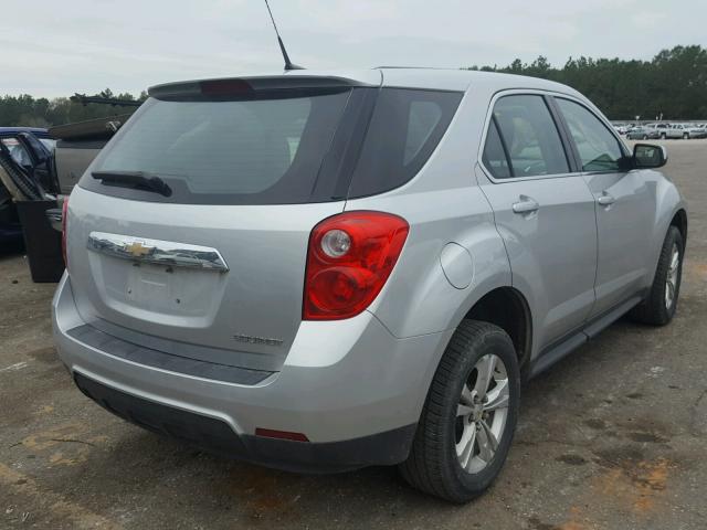 2GNALBEC8B1334799 - 2011 CHEVROLET EQUINOX LS SILVER photo 4