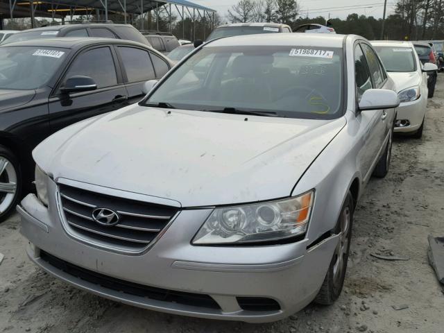 5NPET46C49H533488 - 2009 HYUNDAI SONATA GLS SILVER photo 2