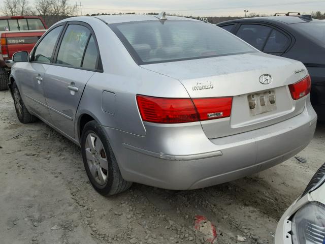 5NPET46C49H533488 - 2009 HYUNDAI SONATA GLS SILVER photo 3