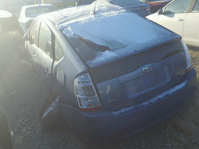 JTDKB20U987755426 - 2008 TOYOTA PRIUS BLUE photo 3