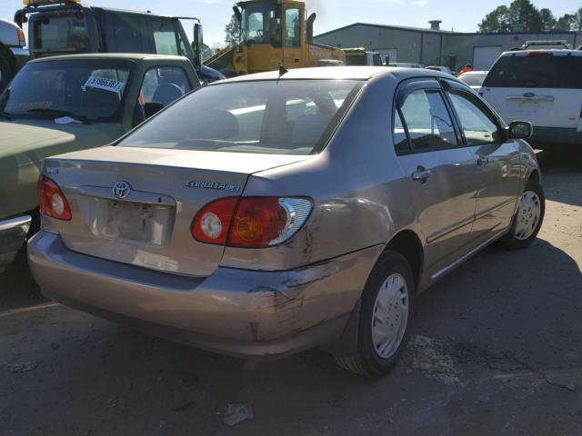 2T1BR32E24C291010 - 2004 TOYOTA COROLLA CE GOLD photo 4