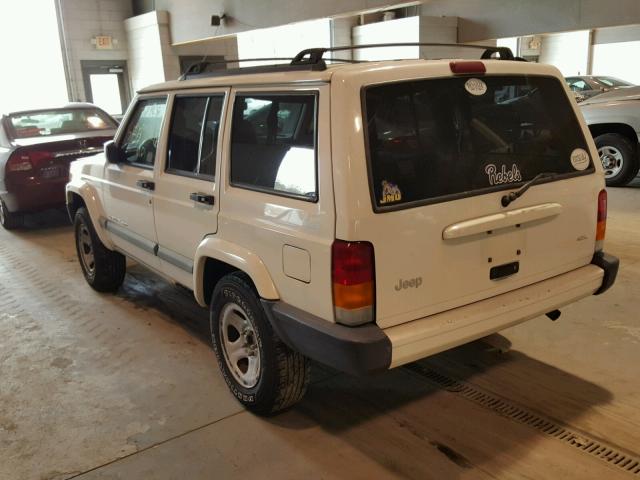 1J4FF68S3XL539099 - 1999 JEEP CHEROKEE S WHITE photo 3