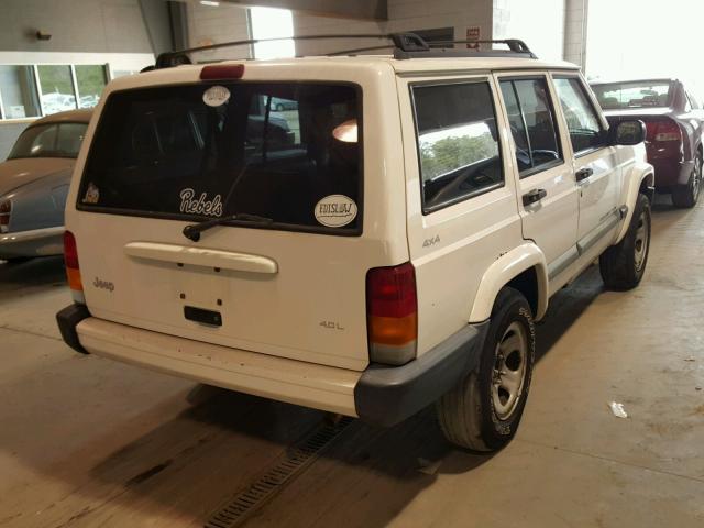 1J4FF68S3XL539099 - 1999 JEEP CHEROKEE S WHITE photo 4