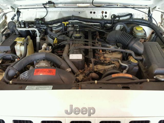 1J4FF68S3XL539099 - 1999 JEEP CHEROKEE S WHITE photo 7