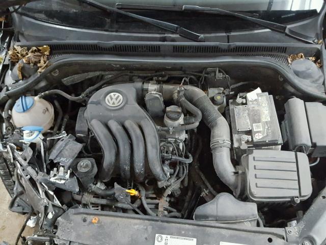 3VW2K7AJ1CM465193 - 2012 VOLKSWAGEN JETTA BASE 黑色 照片 7
