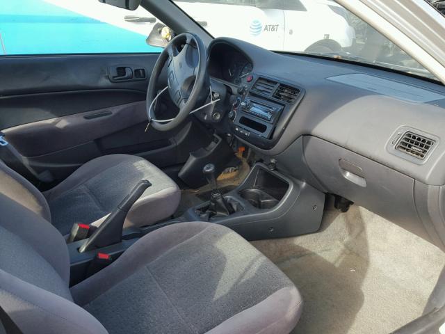 1HGEJ6122XL043884 - 1999 HONDA CIVIC DX SILVER photo 5