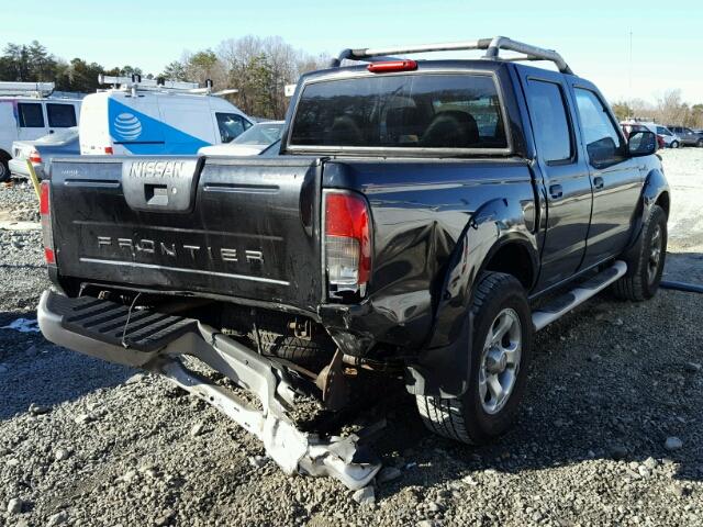 1N6MD27T51C374604 - 2001 NISSAN FRONTIER C BLACK photo 4