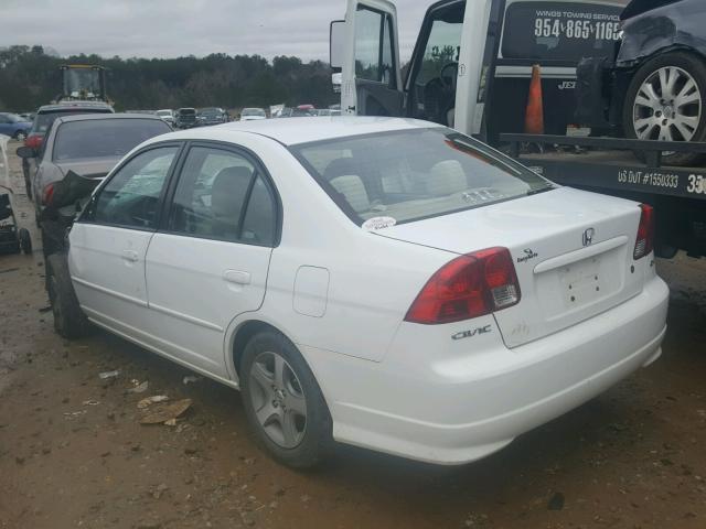 2HGES26774H590345 - 2004 HONDA CIVIC EX 白色 照片 3