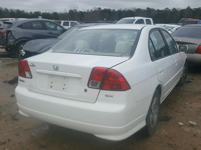 2HGES26774H590345 - 2004 HONDA CIVIC EX 白色 照片 4