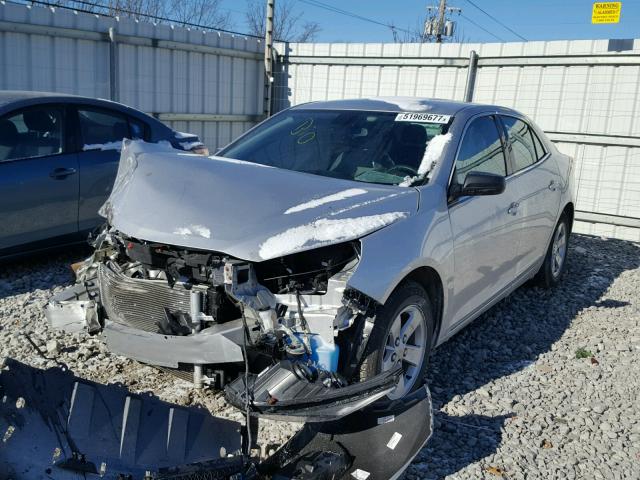 1G11B5SL8FF256436 - 2015 CHEVROLET MALIBU LS SILVER photo 2