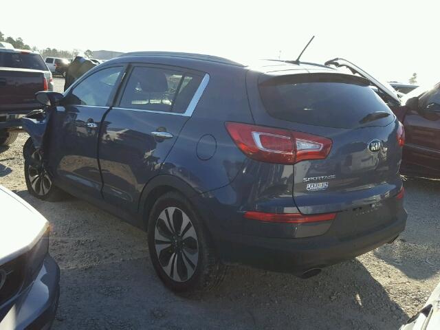 KNDPC3A61D7512115 - 2013 KIA SPORTAGE S GRAY photo 3