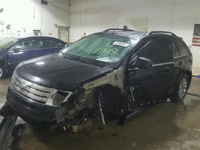 2FMDK49C38BA80691 - 2008 FORD EDGE LIMIT BLACK photo 2