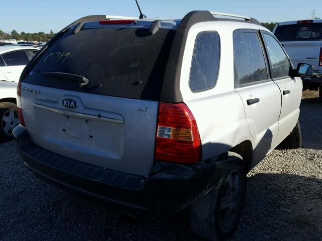 KNDJF724477370719 - 2007 KIA SPORTAGE L SILVER photo 4