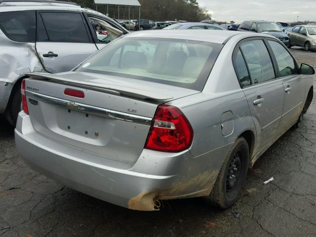 1G1ZS58F97F111749 - 2007 CHEVROLET MALIBU LS SILVER photo 4