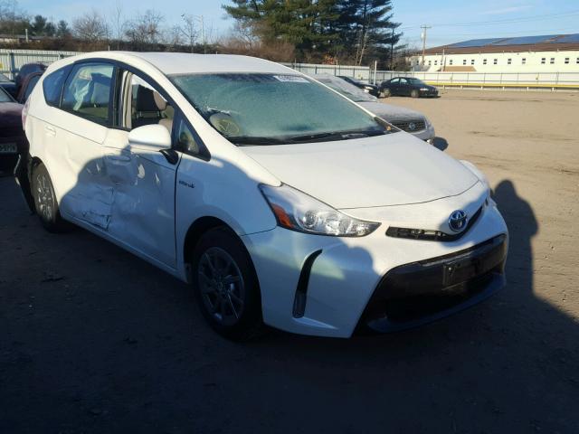 JTDZN3EU5GJ044599 - 2016 TOYOTA PRIUS V WHITE photo 1