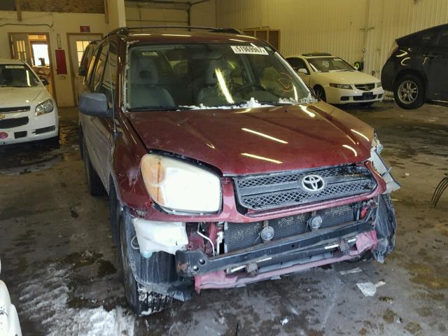 JTEHD20V450060039 - 2005 TOYOTA RAV4 RED photo 1