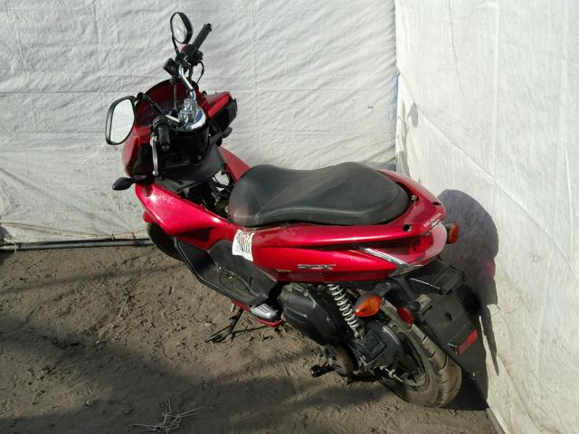 MLHJF2802B5001771 - 2011 HONDA PCX RED photo 3