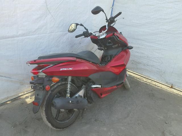 MLHJF2802B5001771 - 2011 HONDA PCX წითელი ფოტო 4