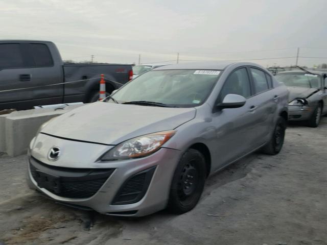 JM1BL1SF2A1252559 - 2010 MAZDA 3 I SILVER photo 2