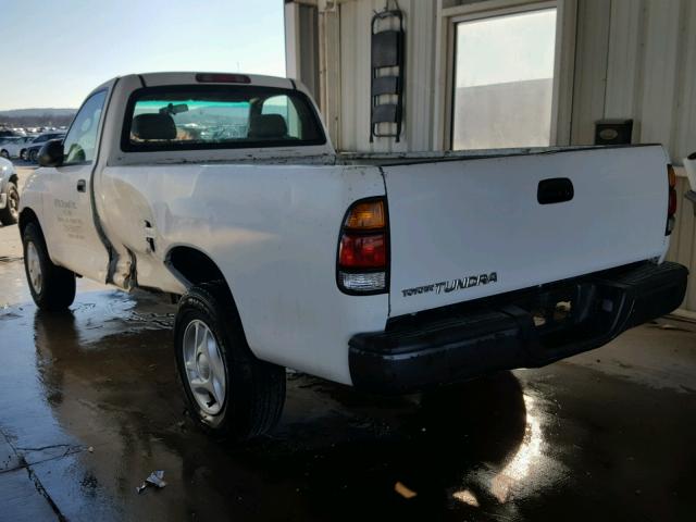 5TBJN32133S340704 - 2003 TOYOTA TUNDRA WHITE photo 3