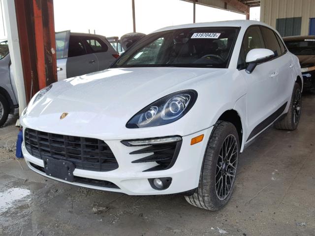 WP1AA2A58HLB03764 - 2017 PORSCHE MACAN WHITE photo 2