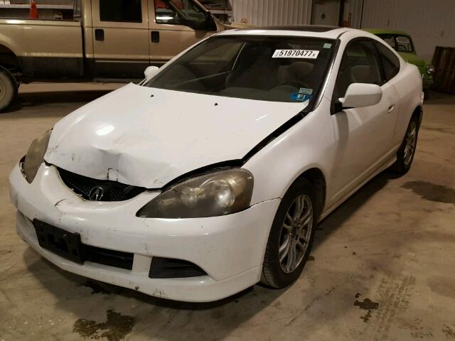 JH4DC54876S000871 - 2006 ACURA RSX WHITE photo 2