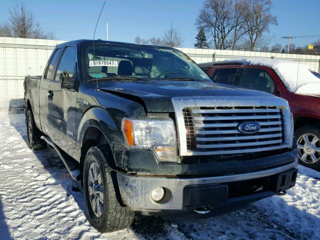 1FTFX1ET5CFA83019 - 2012 FORD F150 SUPER GREEN photo 1