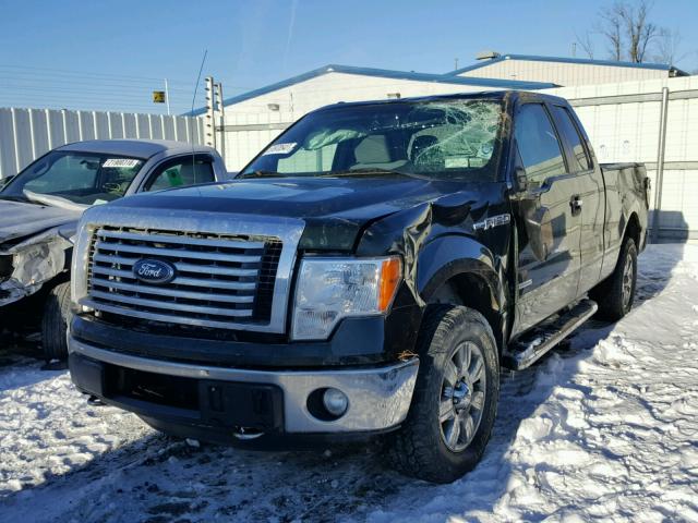 1FTFX1ET5CFA83019 - 2012 FORD F150 SUPER GREEN photo 2