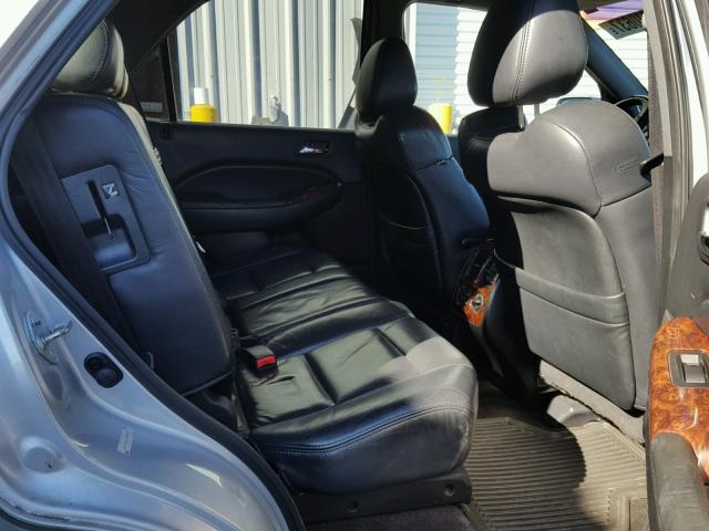 2HNYD18232H510919 - 2002 ACURA MDX SILVER photo 6