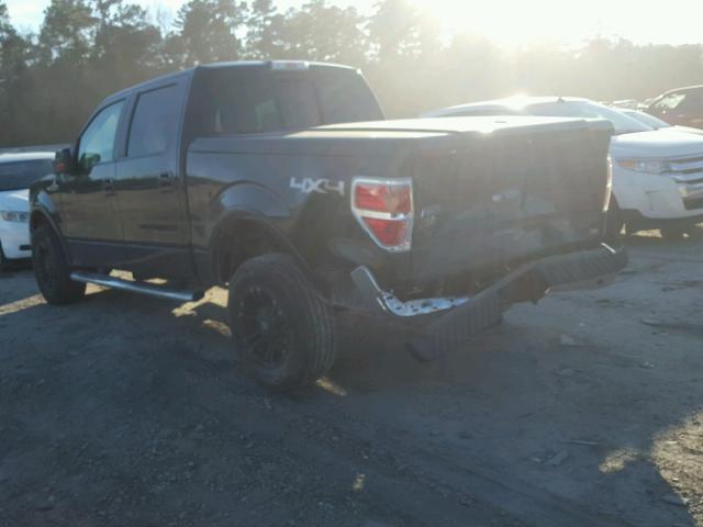 1FTFW1EV4AFA58307 - 2010 FORD F150 SUPER BLACK photo 3