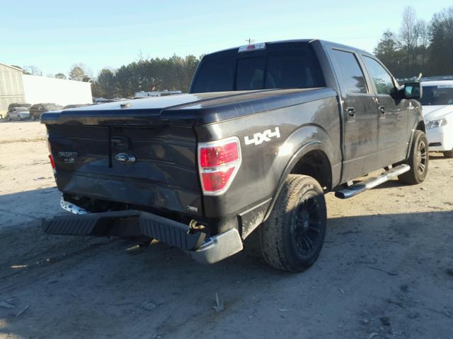 1FTFW1EV4AFA58307 - 2010 FORD F150 SUPER BLACK photo 4