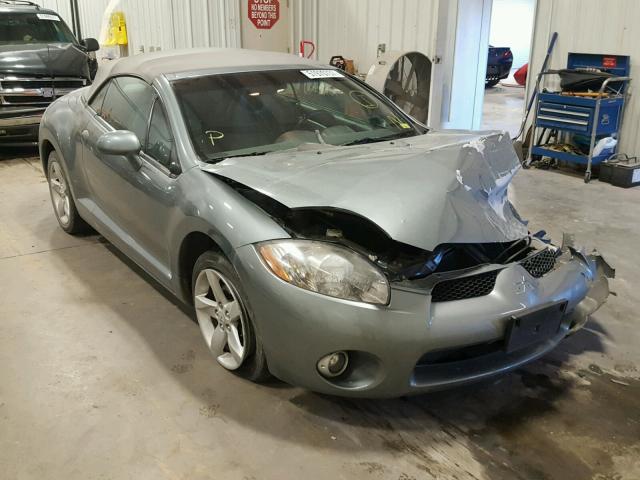 4A3AL25F97E013599 - 2007 MITSUBISHI ECLIPSE SP GRAY photo 1