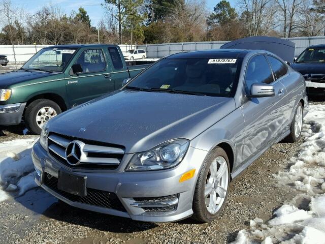 WDDGJ4HB9DG040833 - 2013 MERCEDES-BENZ C 250 SILVER photo 2