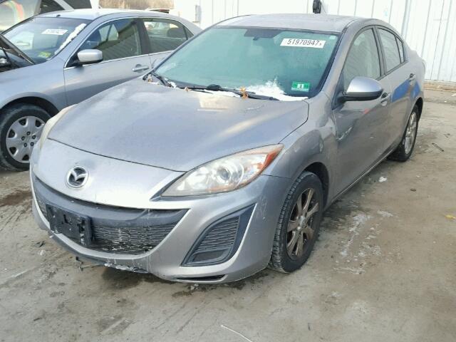 JM1BL1SGXA1246789 - 2010 MAZDA 3 I SILVER photo 2