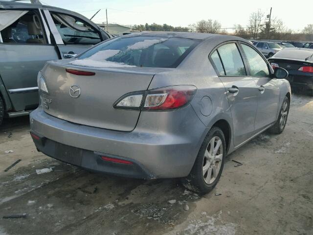 JM1BL1SGXA1246789 - 2010 MAZDA 3 I SILVER photo 4