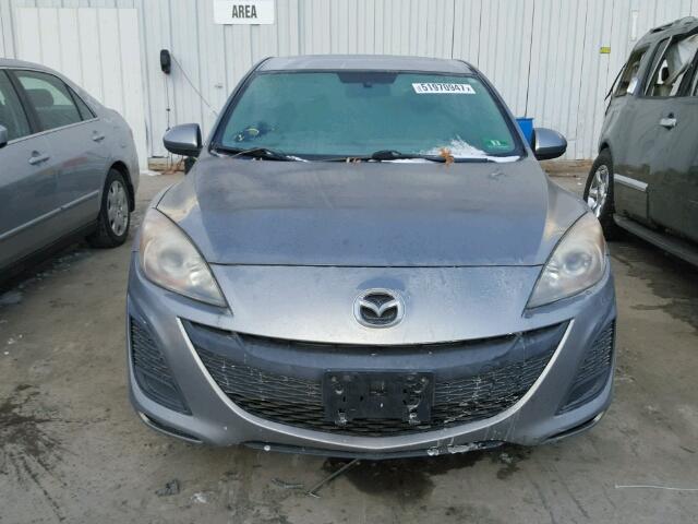 JM1BL1SGXA1246789 - 2010 MAZDA 3 I SILVER photo 9