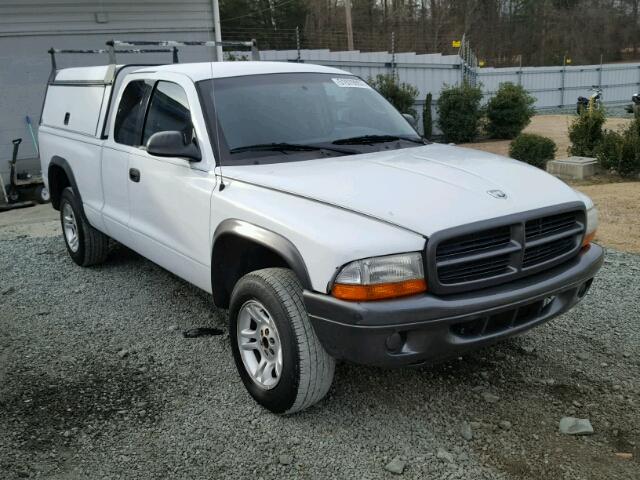 1B7GG12XX2S615818 - 2002 DODGE DAKOTA BAS WHITE photo 1