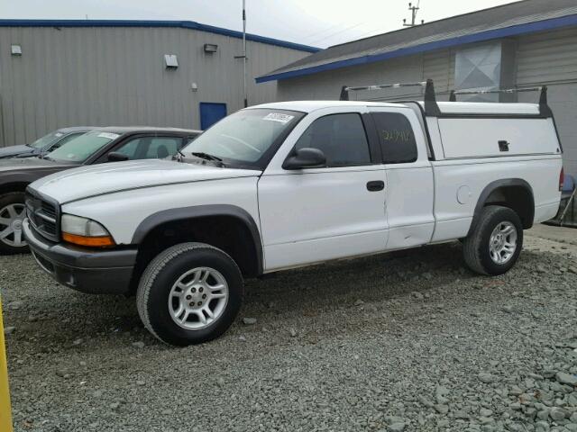 1B7GG12XX2S615818 - 2002 DODGE DAKOTA BAS WHITE photo 9