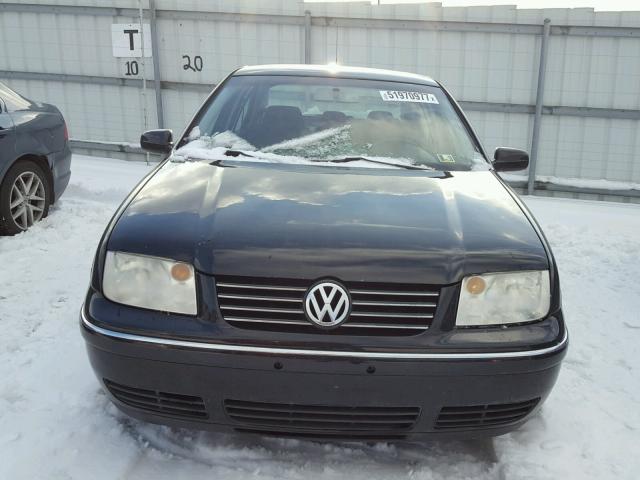 3VWSA69M15M060627 - 2005 VOLKSWAGEN JETTA GLS BLACK photo 9