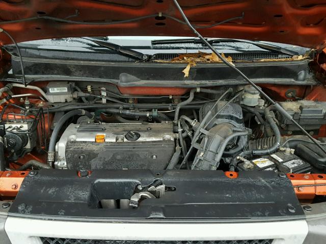 5J6YH17523L003272 - 2003 HONDA ELEMENT EX ORANGE photo 7