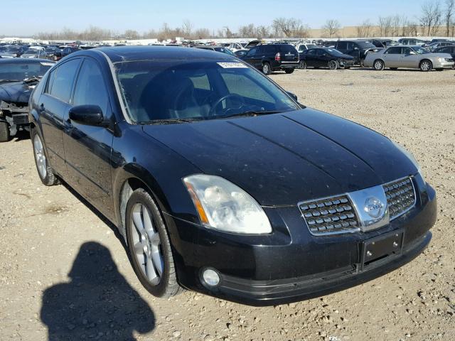 1N4BA41E84C889678 - 2004 NISSAN MAXIMA SE BLACK photo 1