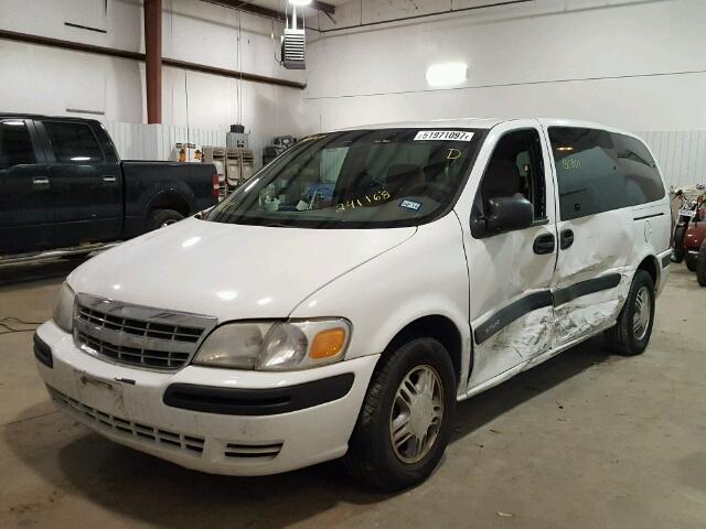 1GNDX03E13D241168 - 2003 CHEVROLET VENTURE WHITE photo 2