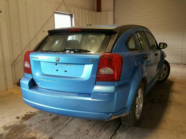 1B3HB48B18D550159 - 2008 DODGE CALIBER SX BLUE photo 4